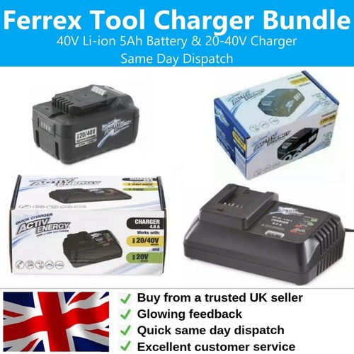 Ferrex 40v ion 5ah battery - li-ion,