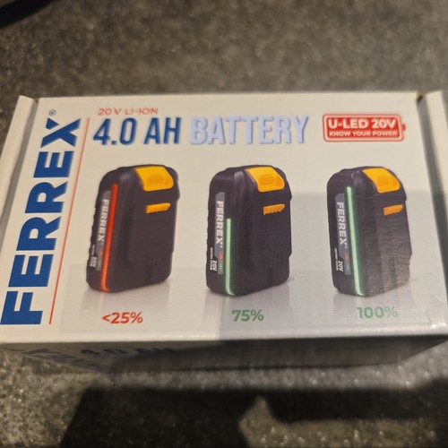 Ferrex 20v 0ah ion - 20v, li-ion