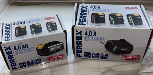 Ferrex battery and - 4.0, ah