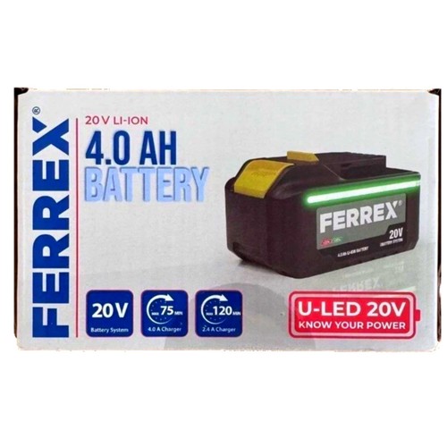 Ferrex 20v 0ah - 20v, li-ion