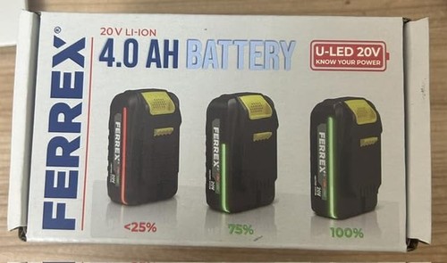 Ferrex 20v ion 0ah - ferrex, li-ion