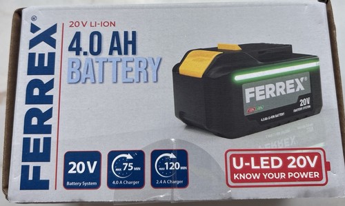 Ferrex 0ah 20v lithium - 20v,