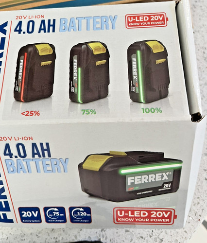 Ferrex 20v lithium ion - 20v,