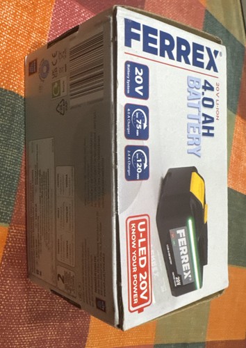 Ferrex 20v ion 0ah - 20v, 4.0ah