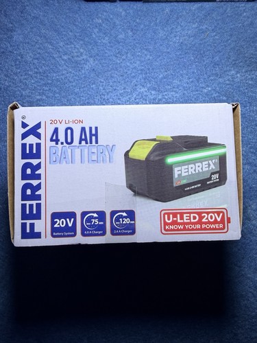 Ferrex 20v 0ah ion - 20v, 4.0ah